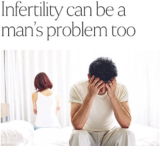 Seek male infertility treatment.